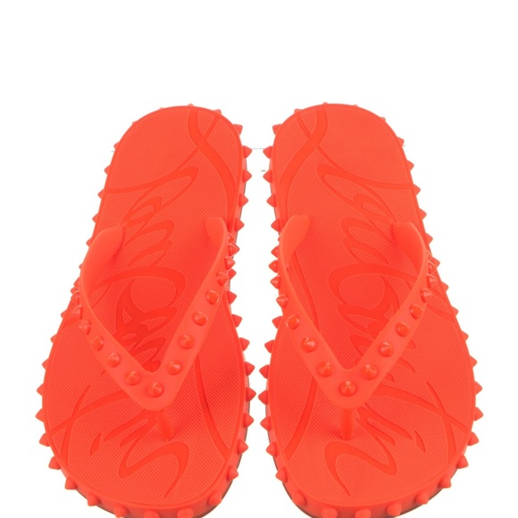 Christian Louboutin Rubber Flip Flops - Picture 3 of 5